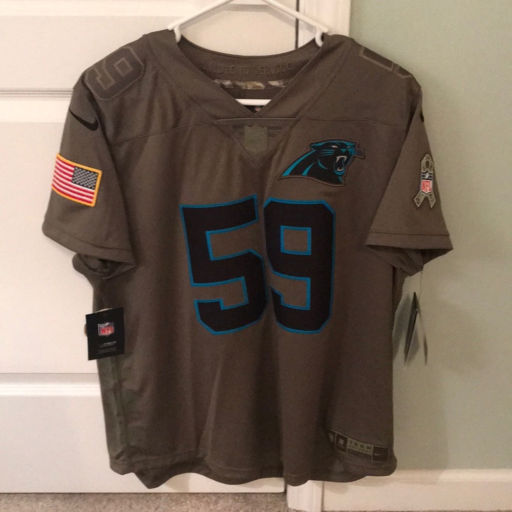 Never worn Carolina Panthers Jersey
